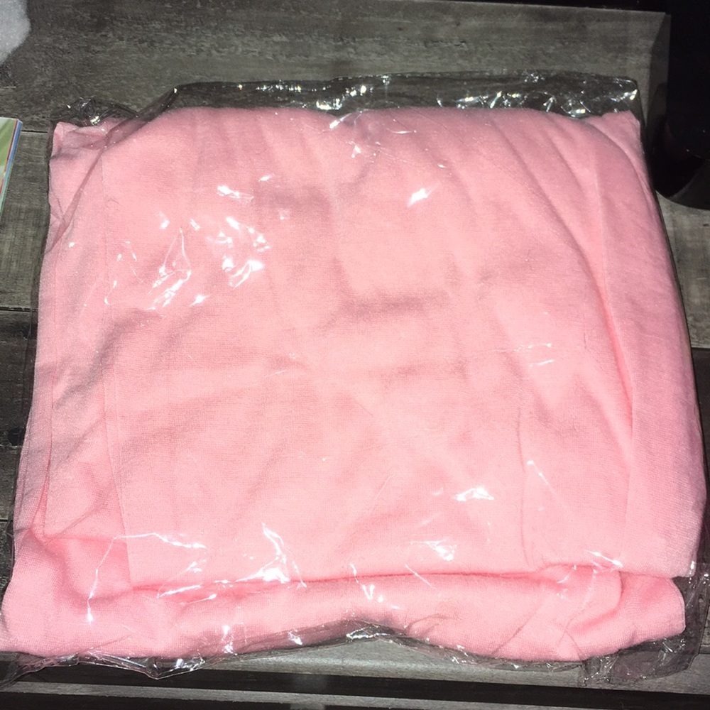 Unopened Pink infinity scarf with POCKET!